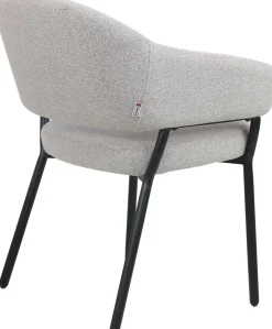 Eetkamerstoelen Met Armleuning-Movani Nour Armstoel Grijs