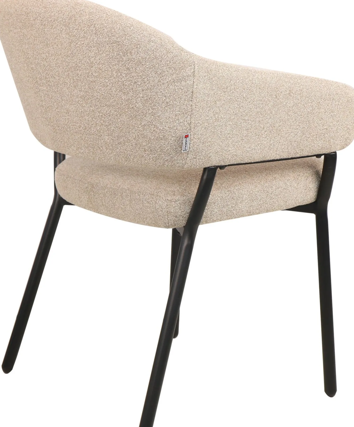 Eetkamerstoelen Met Armleuning-Movani Nour Armstoel Zand Beige