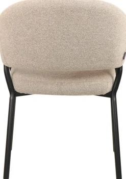 Eetkamerstoelen Met Armleuning-Movani Nour Armstoel Zand Beige