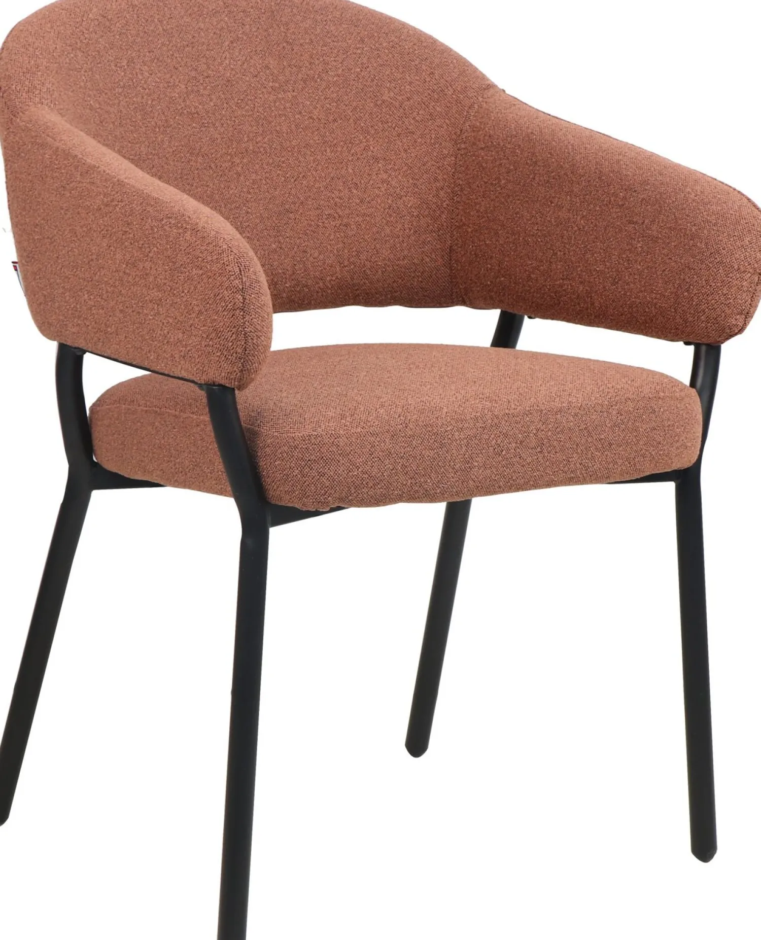 Eetkamerstoelen Met Armleuning-Movani Nour Armstoel Terracotta
