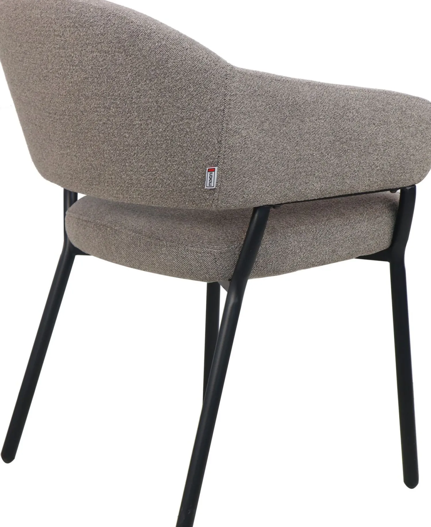 Eetkamerstoelen Met Armleuning-Movani Nour Armstoel Leem Bruin