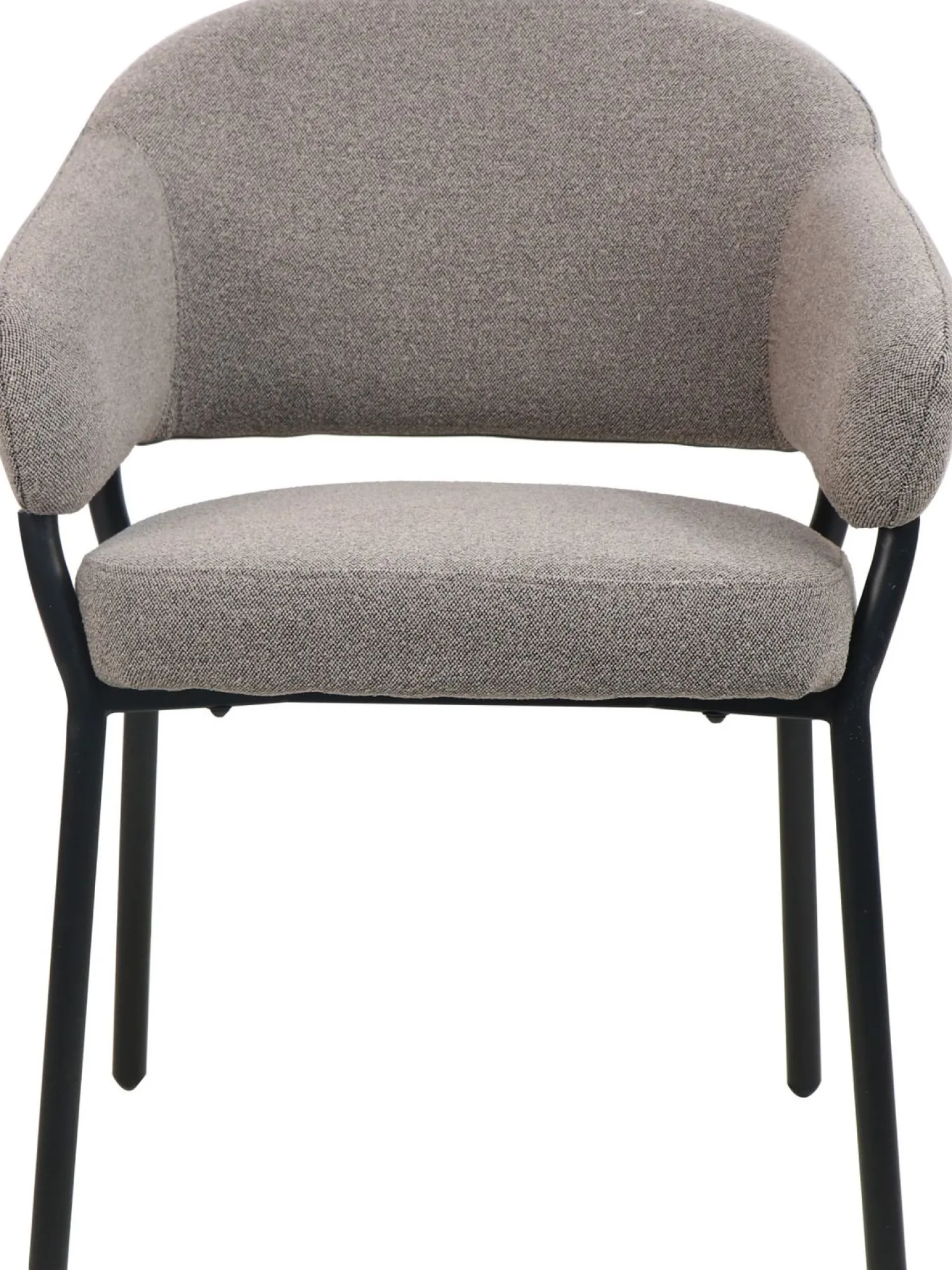 Eetkamerstoelen Met Armleuning-Movani Nour Armstoel Leem Bruin