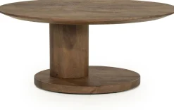 Houten Salontafels-Eleonora Novia Salontafel Lichtbruin