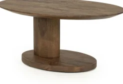 Houten Salontafels-Eleonora Novia Salontafel Lichtbruin