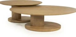 Houten Salontafels-Eleonora Novia Salontafel Naturel