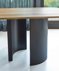 Houten Eettafels-Metaform Nubo Eettafel Naturel
