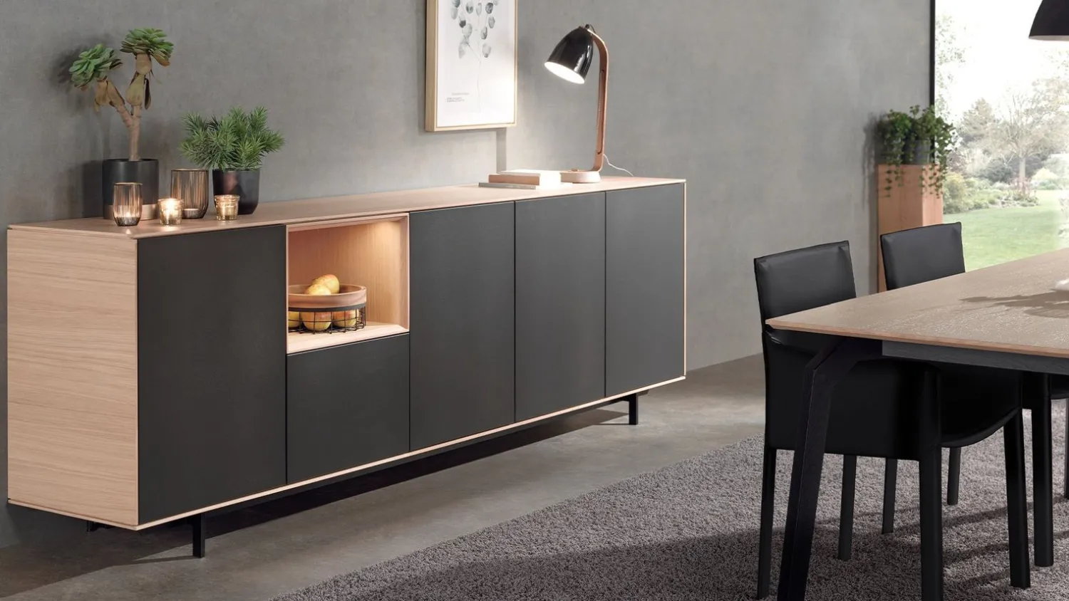 Dressoirs-Saunaco Nyro Dressoir Wit