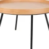 Ronde Bijzettafels-Zuiver Oak Tray Salontafel