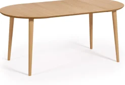 Ronde Eettafels|Ovale Eettafels-Kave Home Oakland Uitschuifbare Eettafel Naturel