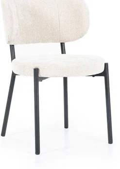 Eetkamerstoelen Zonder Armleuning-By Boo Oasis Eetkamerstoel Beige