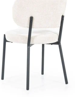 Eetkamerstoelen Zonder Armleuning-By Boo Oasis Eetkamerstoel Beige