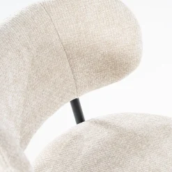 Eetkamerstoelen Zonder Armleuning-By Boo Oasis Eetkamerstoel Beige