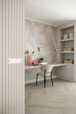 Eetkamerstoelen Zonder Armleuning-By Boo Oasis Eetkamerstoel Beige