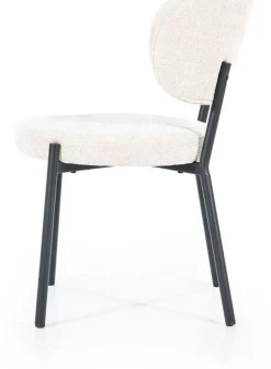 Eetkamerstoelen Zonder Armleuning-By Boo Oasis Eetkamerstoel Beige