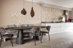 Eetkamerstoelen Zonder Armleuning-By Boo Oasis Eetkamerstoel Brown