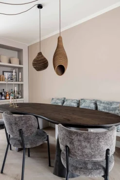 Eetkamerstoelen Zonder Armleuning-By Boo Oasis Eetkamerstoel Brown
