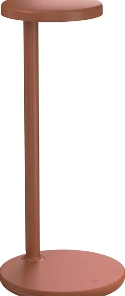 Snoerloze Tafellampen|Tafellampen-Flos Oblique Qi Tafellamp Rust