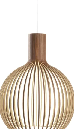 Hanglampen|Hanglampen-Secto Design Octo 4240 Hanglamp Walnoot