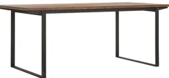Houten Eettafels|Rechthoekige Eettafels-DTP Home Odeon Eettafel Brown