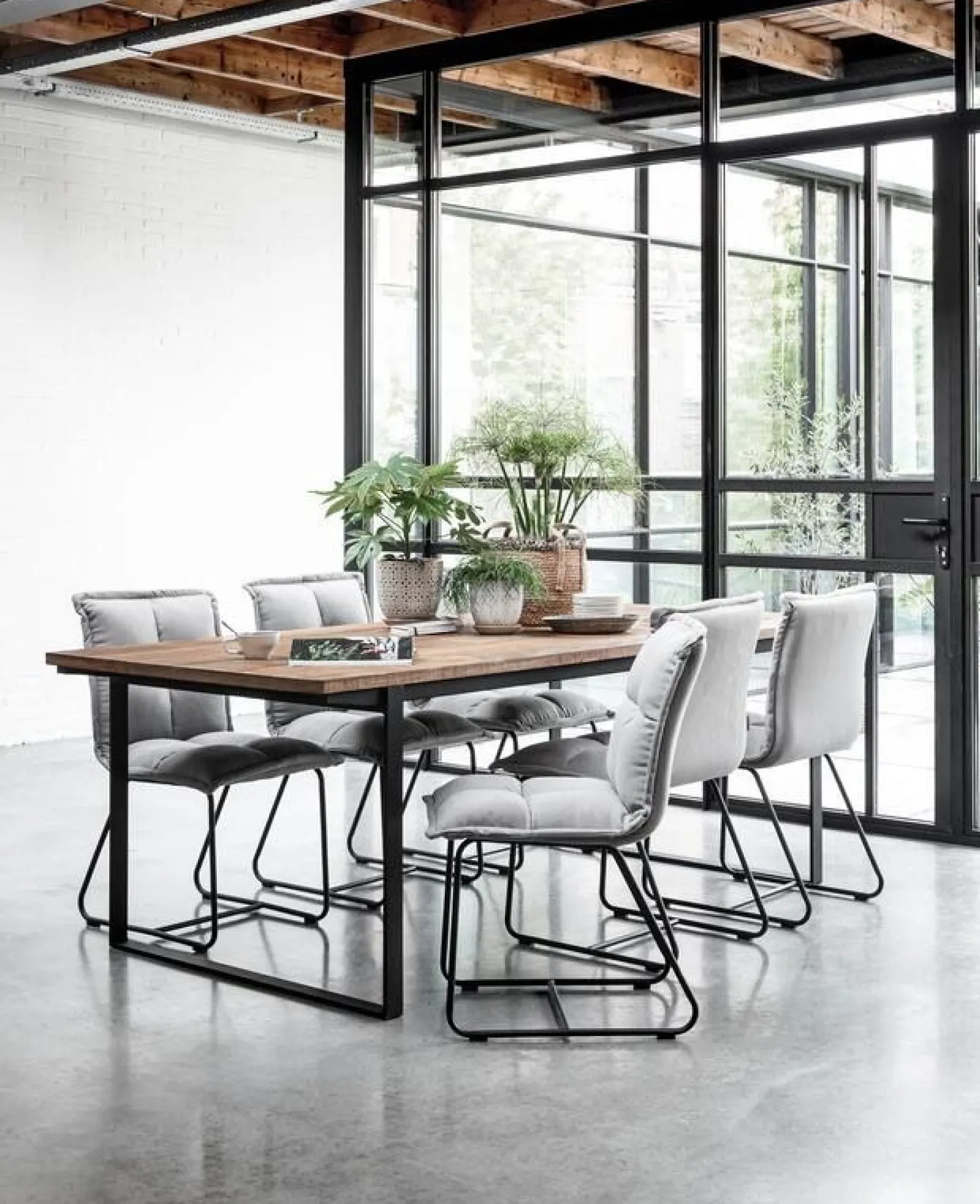 Houten Eettafels|Rechthoekige Eettafels-DTP Home Odeon Eettafel Brown