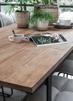 Houten Eettafels|Rechthoekige Eettafels-DTP Home Odeon Eettafel Brown
