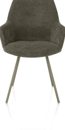 Kuipstoelen|Eetkamerstoelen Met Armleuning-XOOON Odin Armstoel Grijs, Groen, Mosgroen