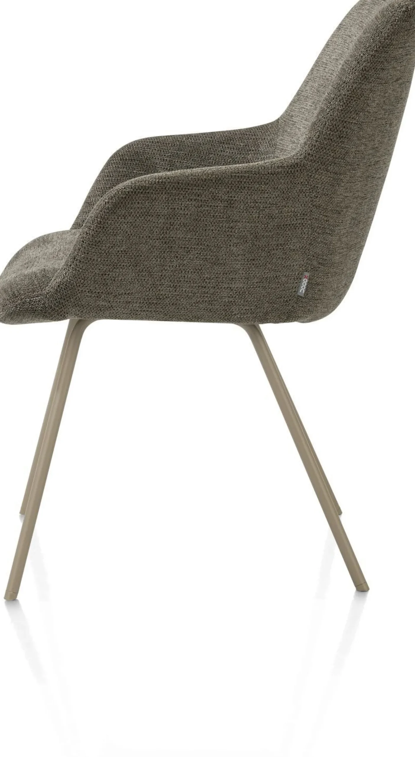 Kuipstoelen|Eetkamerstoelen Met Armleuning-XOOON Odin Armstoel Grijs, Groen, Mosgroen