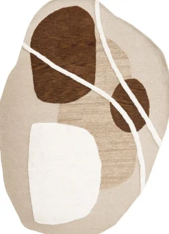 Vloerkleden|Organische Vloerkleden-By Boo Ogani Vloerkleed Brown, Multi
