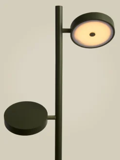 Houten Vloerlampen|Vloerlampen-Good&Mojo Okinawa 2-lichts Vloerlamp Green