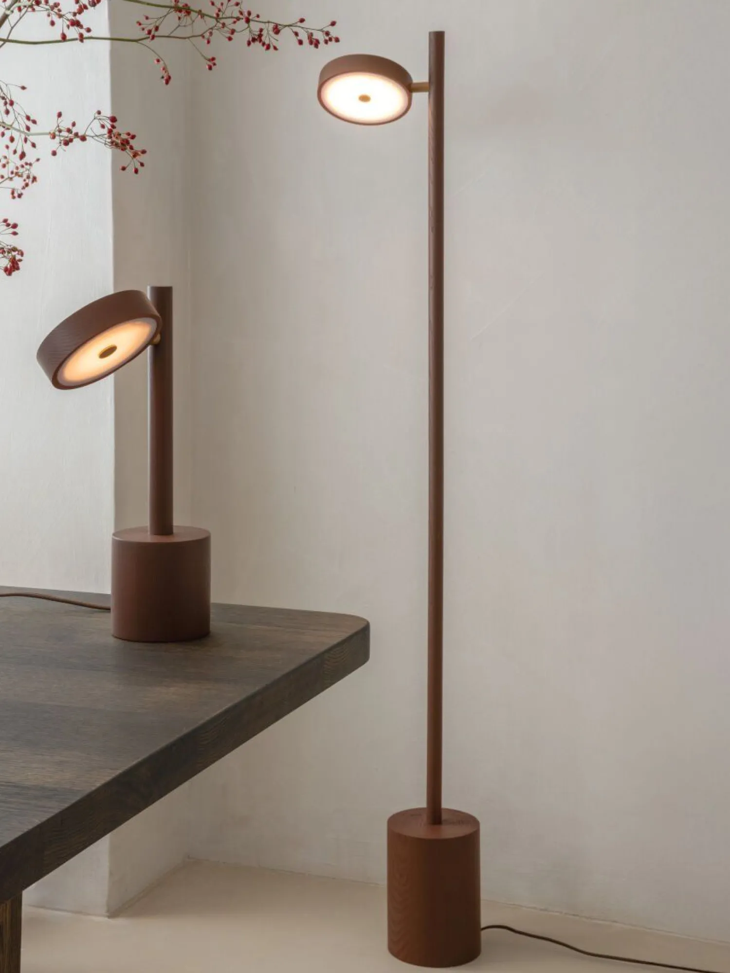 Houten Vloerlampen|Vloerlampen-Good&Mojo Okinawa Vloerlamp Brown