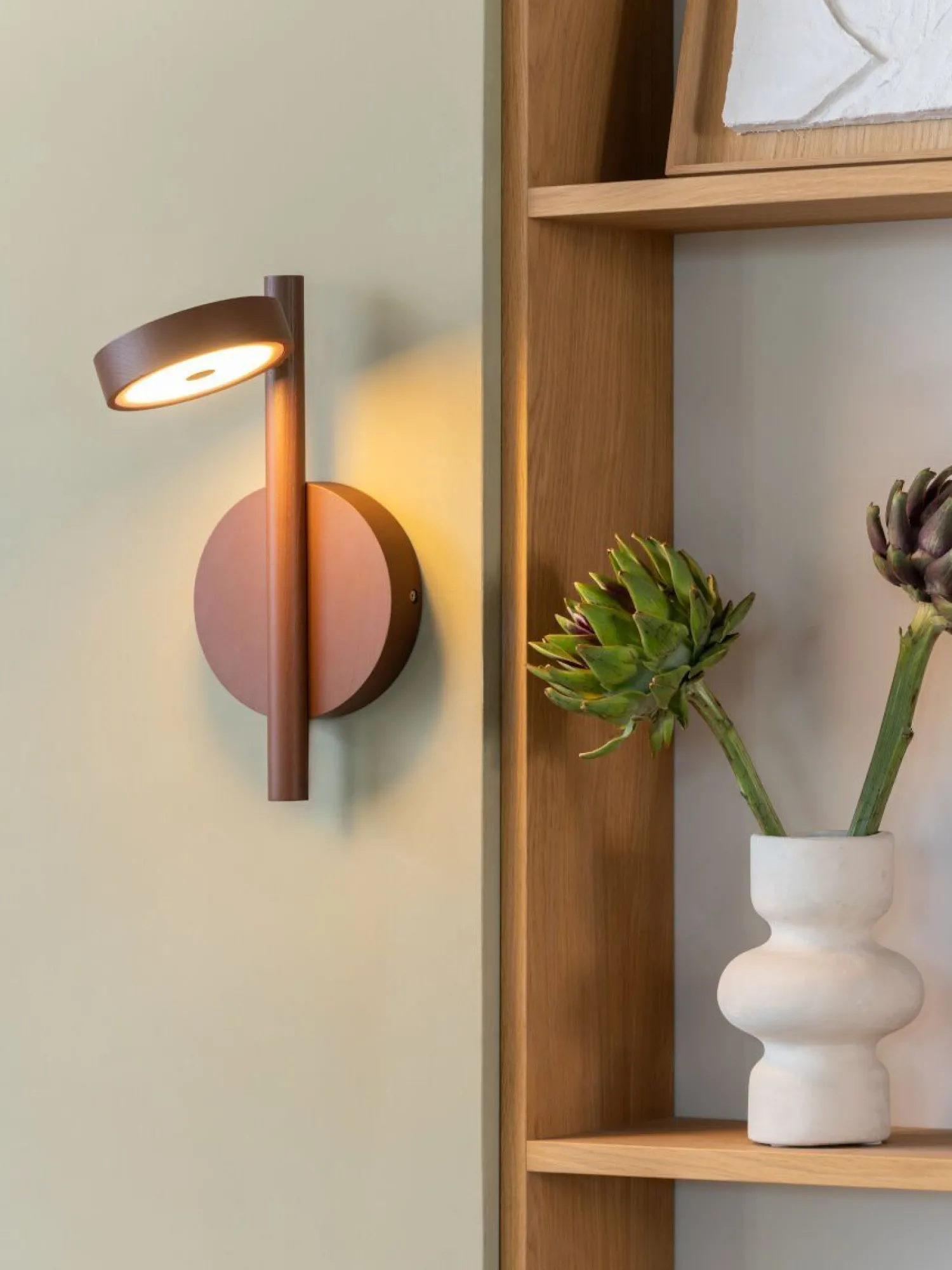 Wandlampen|Wandlampen-Good&Mojo Okinawa Wandlamp Brown