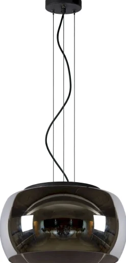 Moderne Hanglampen|Moderne Hanglampen-Lucide Olivia Hanglamp Zwart