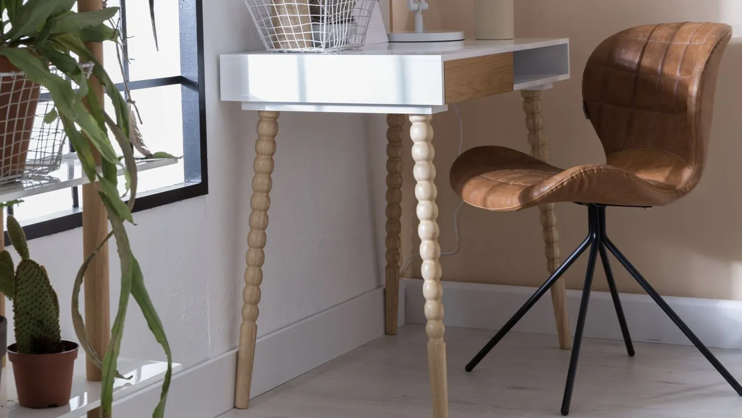 Eetkamerstoelen Zonder Armleuning-Zuiver OMG LL (set van 2) Eetkamerstoel Brown