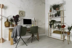 Eetkamerstoelen Zonder Armleuning-Zuiver OMG (set van 2) Eetkamerstoel Camel