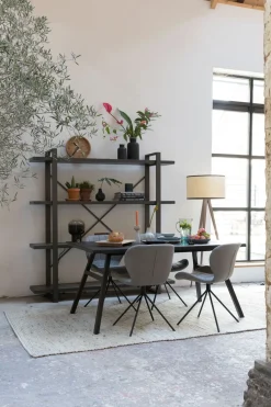 Eetkamerstoelen Zonder Armleuning-Zuiver OMG (set van 2) Eetkamerstoel Light Grey