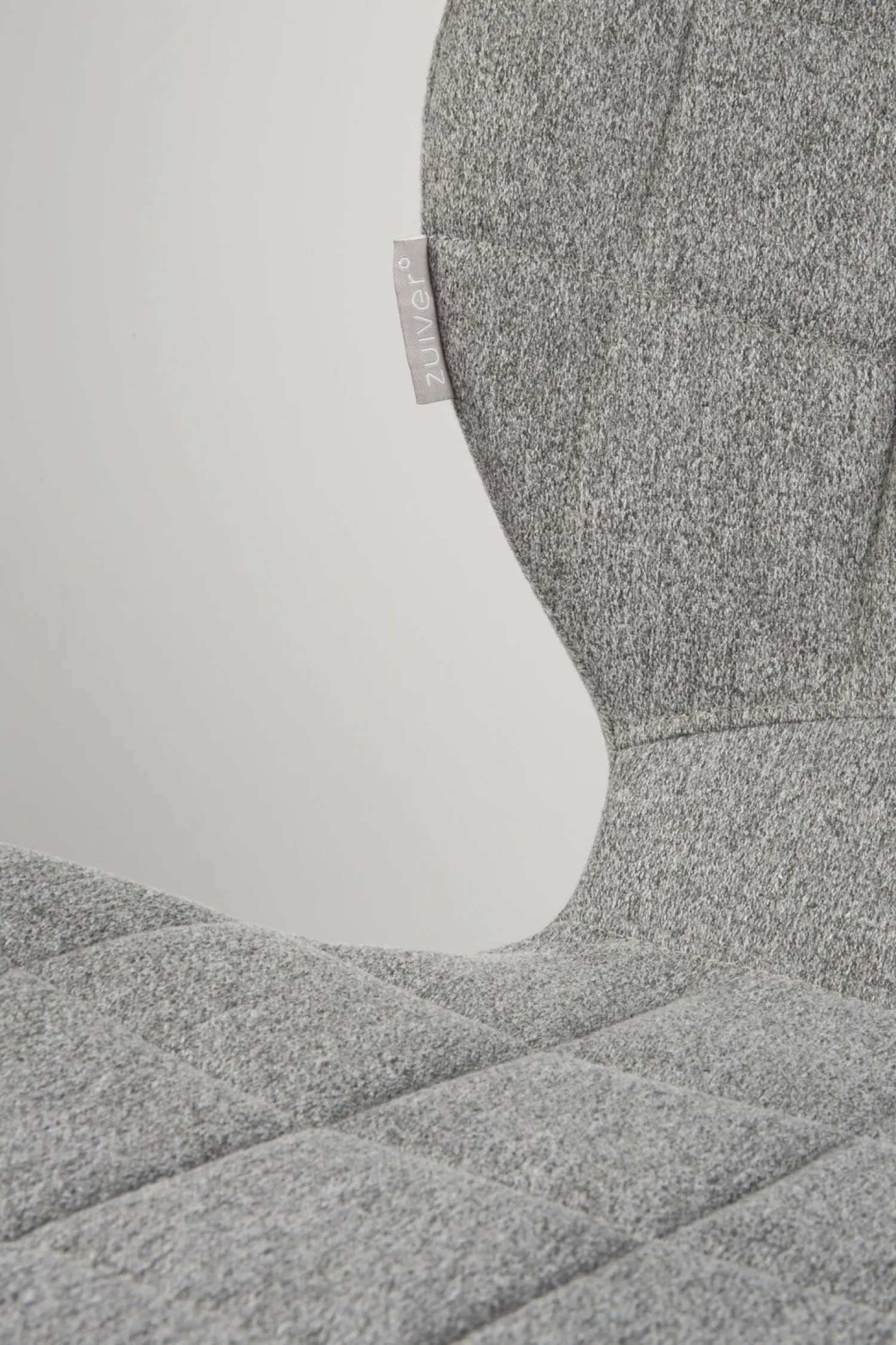 Eetkamerstoelen Zonder Armleuning-Zuiver OMG (set van 2) Eetkamerstoel Light Grey