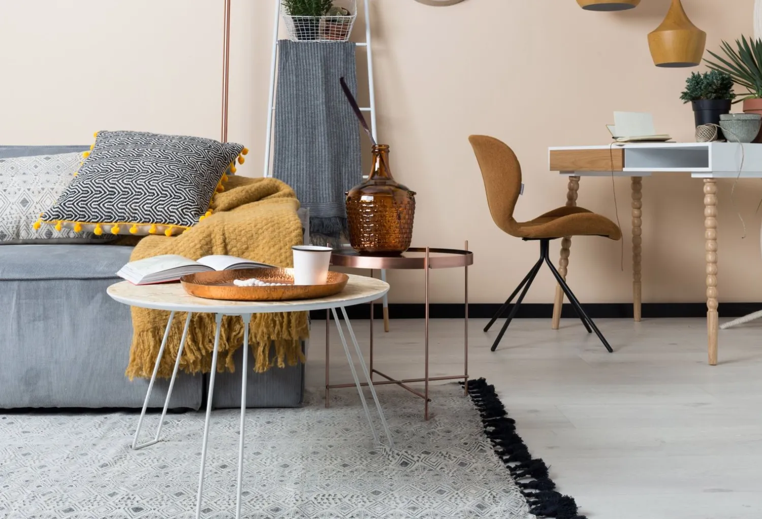 Eetkamerstoelen Zonder Armleuning-Zuiver OMG (set van 2) Eetkamerstoel Blue