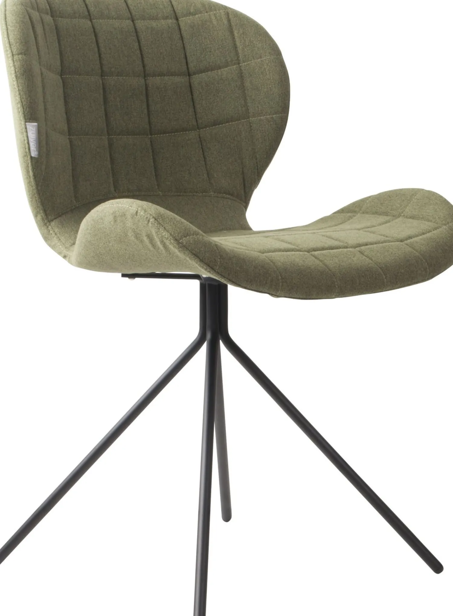 Eetkamerstoelen Zonder Armleuning-Zuiver OMG (set van 2) Eetkamerstoel Green
