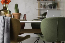 Eetkamerstoelen Zonder Armleuning-Zuiver OMG (set van 2) Eetkamerstoel Green