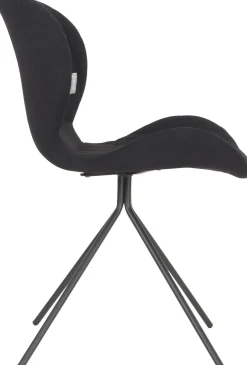 Eetkamerstoelen Zonder Armleuning-Zuiver OMG (set van 2) Eetkamerstoel Black