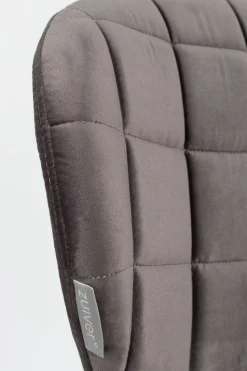 Eetkamerstoelen Zonder Armleuning-Zuiver OMG velvet (set van 2) Eetkamerstoel Grey