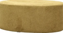 Hockers|Poefs-Trendhopper Onna Ovaal Poef Mustard