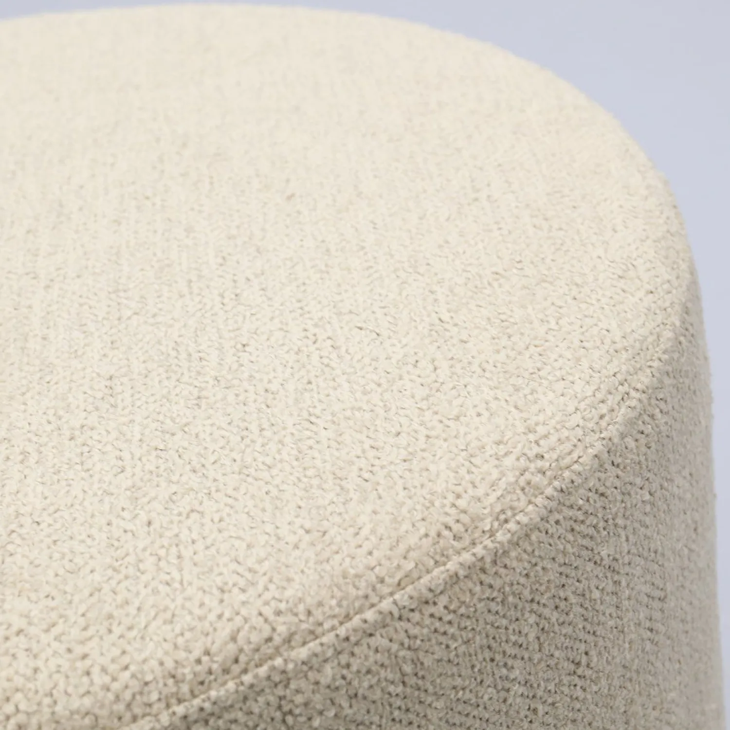 Hockers|Poefs-Trendhopper Onna Rond Poef Beige