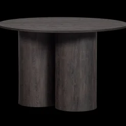 Ronde Eettafels-WOOOD Oona Eettafel Dark Brown