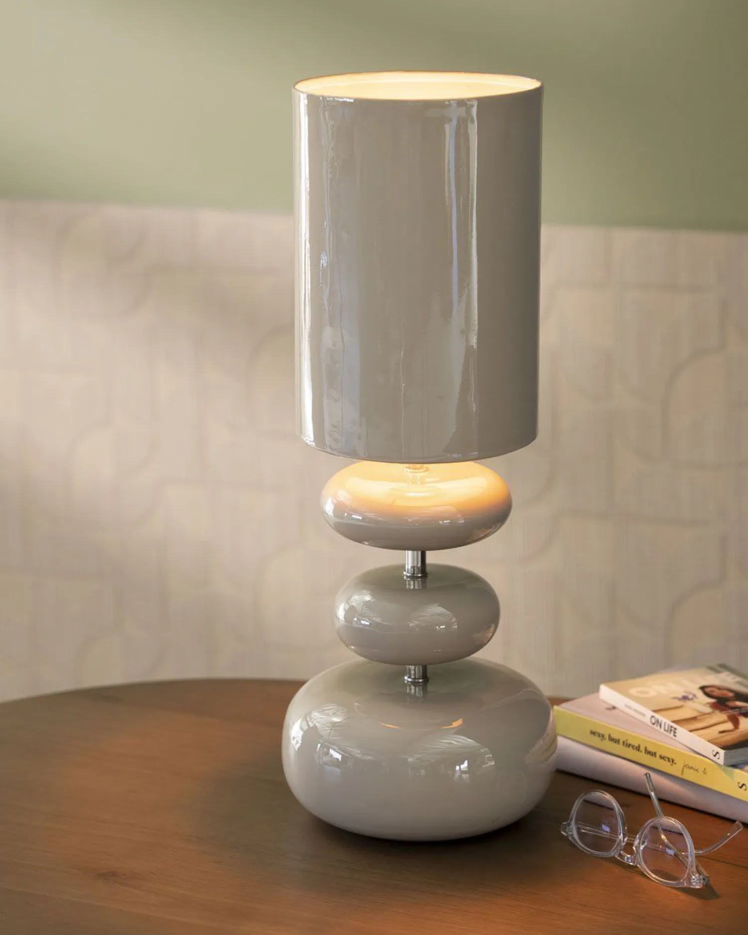 Design Tafellampen|Tafellampen-By Boo Orbs Tafellamp Beige