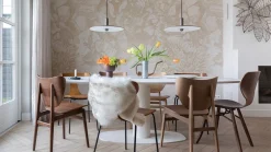 Ronde Eettafels-Metaform Orfis Eettafel Bruin