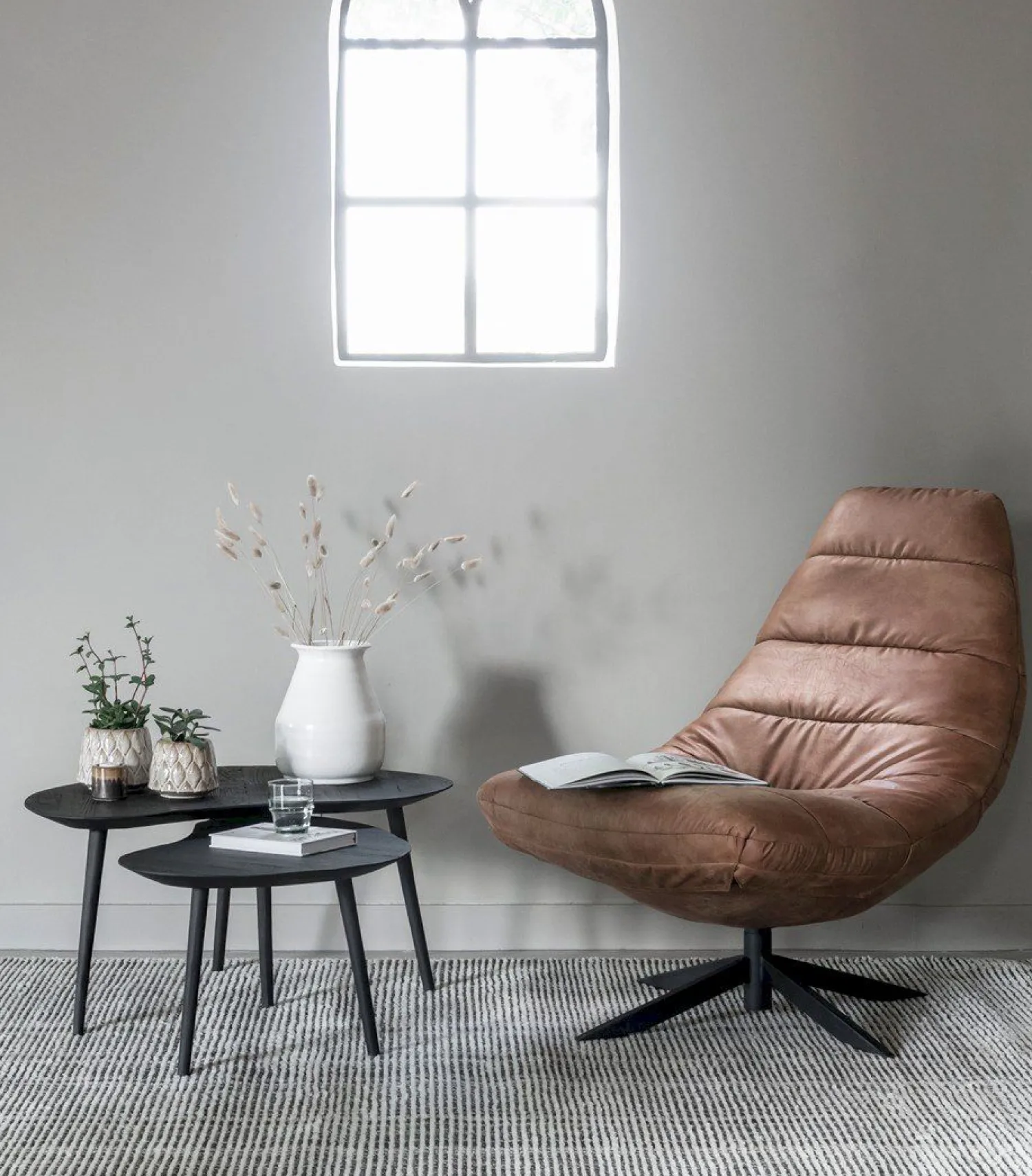 Houten Salontafels|Organische Salontafels-DTP Home Organus Salontafelset Zwart