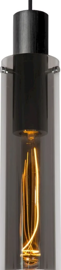 Moderne Hanglampen|Moderne Hanglampen-Lucide Orlando Hanglamp Zwart