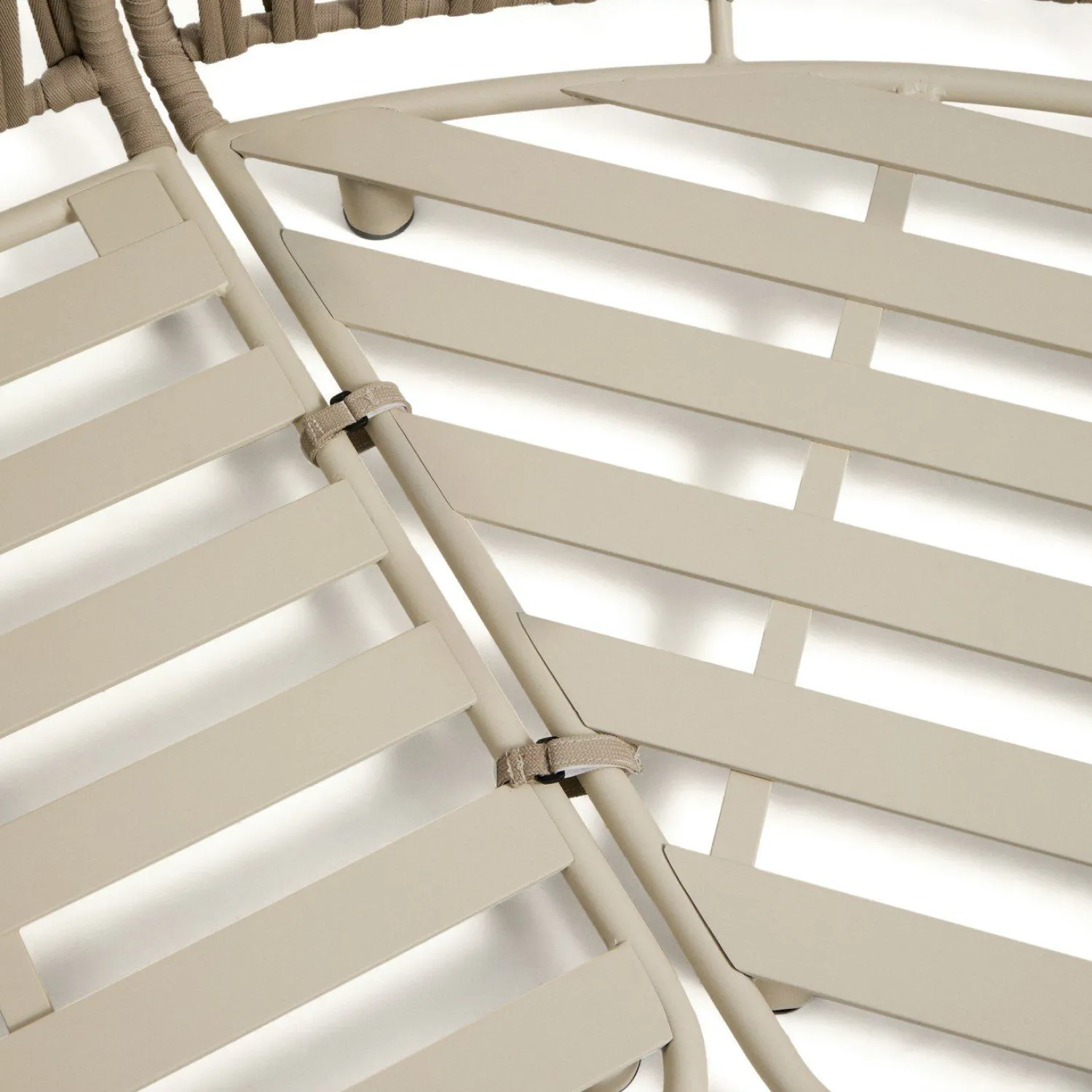 Tuinbanken-Kave Home Osani Tuinbank Ecru, Taupe