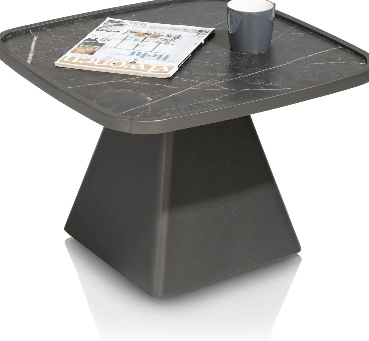 Vierkante Salontafels-Henders en Hazel Oskar Salontafel Onyx